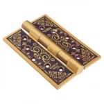 5" 5mm Brass Design Door Hinges SL - Image 2